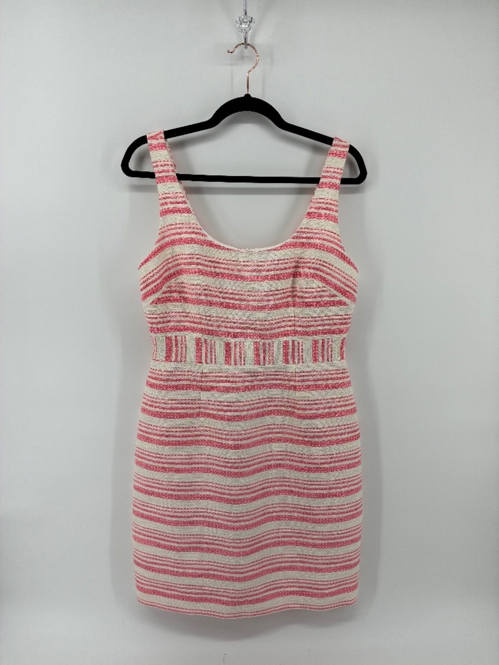 Trina Turk Pink and White Sheath Mini Dress